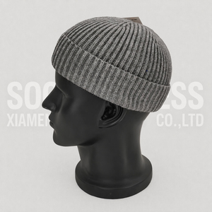 <span class=keywords><strong>Gorros</strong></span> <span class=keywords><strong>de</strong></span> <span class=keywords><strong>lana</strong></span> grises lisos <span class=keywords><strong>para</strong></span> hombre Soochic, <span class=keywords><strong>gorros</strong></span> cortos <span class=keywords><strong>de</strong></span> punto con puño <span class=keywords><strong>para</strong></span> clima frío, fitness, unisex - Product Image 5