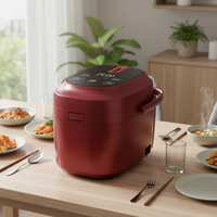 Cuisinière à riz à induction IH 1100W 8 programmes Acier inoxydable 304 Sans aluminium Logo personnalisé OEM