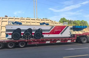 Brand New Design Pole Transport Semi-<b>trailer</b> Sy9401tyc Use for Transporting Prefabricated Wall Panels - Product Image 4