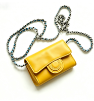 Portefeuille à chaîne ZL307, nouveau modèle tendance, luxe léger haut de gamme, en cuir véritable, mini sac à main mignon pour téléphone, idéal pour le quotidien