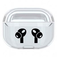 Étui pour écouteurs AirPods Pro, couverture antichoc anti-rayures transparente pour AirPods Pro avec impression de dessin animé mignon