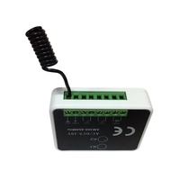Receptor Universal Multifrecuencia de 2 Canales Compatible con 280mhz-868mhz con Interruptor DIP para Múltiples Controles Remotos de Diferentes Marcas YET402PC-MF V3