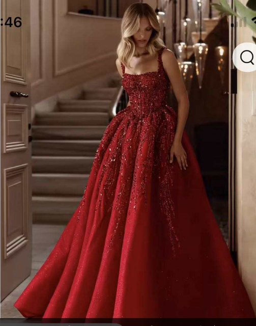 LY-PD0304 Evening Dresses Prom Dresses Glitter Lace Beads Sequins Party Dress Womens Sleeveless Vestidos De Noche Evening Gown