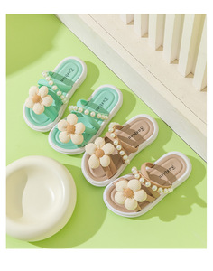 Sandales d'été pour enfants à semelle PVC, motif floral, pour l'extérieur - Product Image 5