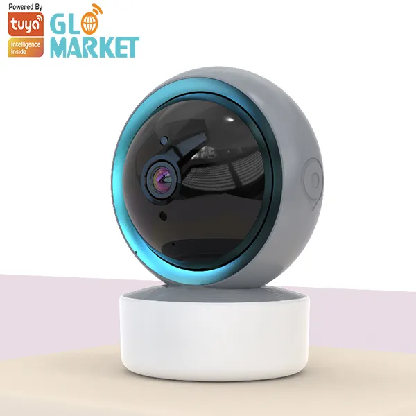 Glomarket Hot Selling Tuya Mini Wifi Camera Smart Home Full Hd 2/3/5mp Indoor Security Wireless Small Cctv Camera