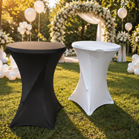 Table de bar pliante portable noire pour événements et traiteur, hauteur 80 cm (32 po) ou 110 cm, idéale pour cocktails en extérieur - Ventes flash