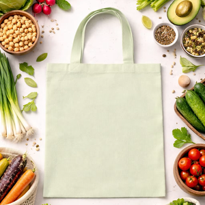 Bolsa de Compras de Algodón al por Mayor, Bolsa de Algodón Promocional con Impresión Personalizada - Product Image 1