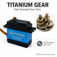 Servomoteur numérique 45KG à couple élevé, engrenage en titane, moteur étanche 6.8V pour voiture RC, avion RC, vente en gros OEM XQ-POWER S3240M