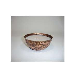 Bougie chauffe-plat vintage en aluminium de qualité supérieure, motif en relief, plaqué cuivre, style unique, design classique, pour la maison, l'hôtel et le restaurant - Product Image 1