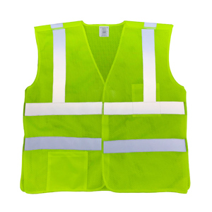 Gilet di Sicurezza Riflettente ANTMAX HI-VIS con Chiusura Laterale Regolabile in Velcro per Abbigliamento da Lavoro di Alta Qualità per Costruzioni Stradali - Product Image 1