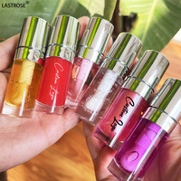 Gloss à lèvres minéral à marque privée, haute qualité, végan, waterproof, longue tenue, hydratant, rouge à lèvres liquide non collant, maquillage transparent