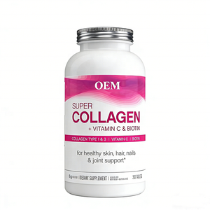 Tabletas de Colágeno con Etiqueta Privada OEM, Ácido Hialurónico, Vitamina C, Antioxidante, Belleza, Adelgazamiento, Bienestar, Cabello, Mujeres Embarazadas - Product Image 1