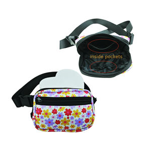 Tas selempang sabuk <span class=keywords><strong>Neoprene</strong></span> wanita, kantong pinggang untuk perempuan di mana saja dengan 3 saku - Product Image 1