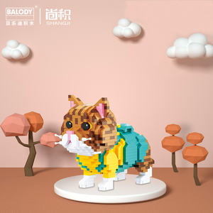 Balody nuovi 846 pezzi giocattoli educativi per bambini mini gatti blocchi di animali giocattoli mini diamanti - Product Image 3