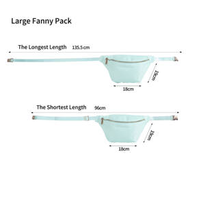 Sac banane portable jumbo pour femme, multi-imprimés, pour les voyages, en nylon, imperméable, sac bandoulière, sac <span class=keywords><strong>de</strong></span> taille - Product Image 5