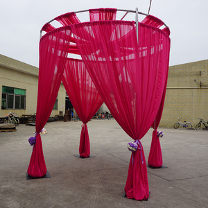 Aluminum pipe and drape portable <b>backdrop</b> <b>stand</b> for wedding events - Product Image 2