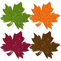 Ensemble de sets de table en feutre motif feuille d'érable, antidérapants et résistants à la chaleur, pour la décoration de table de dîner à la maison, Thanksgiving, automne, récolte