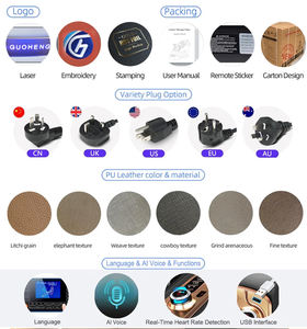 Sillón de <span class=keywords><strong>Masaje</strong></span> Inalámbrico de Lujo 4D Shiatsu SL Track para Cuidado Corporal <span class=keywords><strong>con</strong></span> Gravedad Cero y Composición Corporal - Product Image 2