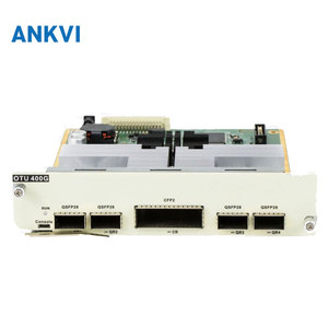 Tarjeta Muxponder Coherent TMUX de 400G, 4×QSFP28 a 1×CFP2 OTU4, 4x100G que convergen a 400G, Transmisión Coherente 16QAM, Alcance de 400KM para DC - Product Image 1