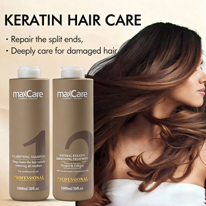 Crème de Correction et de Lissage Hydratante Maxcare, Traitement Profond à la Kératine pour Cheveux Bouclés, Réparation Capillaire, Protéine, OEM Inde - Product Image 1