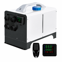 Chauffage de stationnement diesel horizontal tout-en-un KD-W-D8 8KW 12V 24V avec réservoir de carburant intégré de 5L, 10,6KG, pour camion, camping-car, fourgonnette