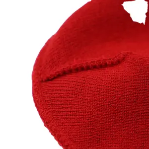 الأزياء قبعات شتوية محبوكة مصنع المورد الشتاء قبعة 100% الاكريليك مخصص شعار قبعات للشتاء بيني للجنسين