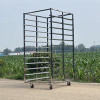 304 Küche Lebensmittel Brot Ofen Backen Kühl schale Trolly Cart 16 Schichten Gn Pan Kuchen Bäckerei Rack Trolley