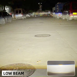 Nueva Llegada 68W Sistema de Iluminación Automática Aftermarket Matrix Blue Lens Dual LED Proyector Faro con Haz Alto y Bajo 12V Voltaje - Product Image 4