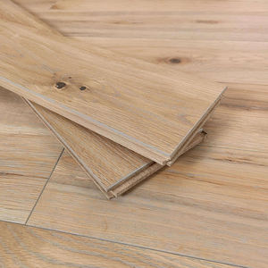 Plancher de bois dur solide de chêne Plancher de bois d'intérieur moderne blanc - Product Image 6
