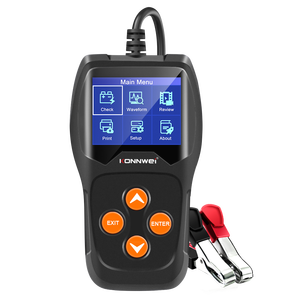 Konnwei KW600 12V Autobatterie tester mit Kfz-Kurbel-und Ladesystem 100-2000 CCA - Product Image 1