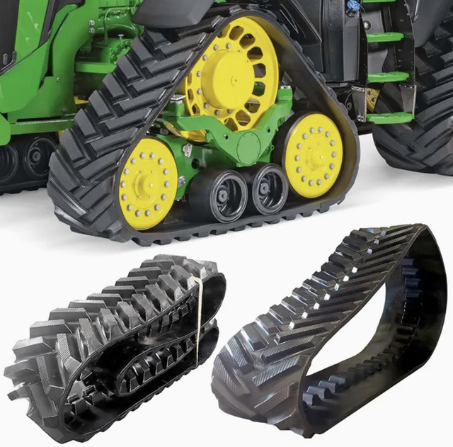 Rubber Crawler Track 25" Agro Agriculture Tractor Triangle System Rubber Tracks Triangle Rubber Track for John Deere 635X198X46