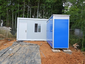 منزل حاويات سريع التركيب، منزل حاويات مُجمَّع مقاوم للماء للمناطق الممطرة، مساكن مؤقتة - Product Image 6