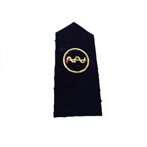 QUICK WAY INDUSTRIES Custom Ceremonial Shoulder Epaulette Black Gold Single Strap Comfortable Fashionable - Product Image 2