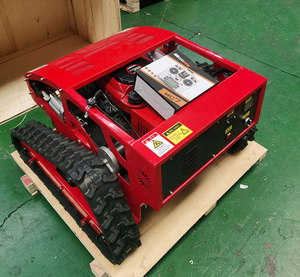Tondeuse à gazon automatique de type chenille 9HP, petite tondeuse à gazon à essence, robot de jardin, équipement de service pour la coupe de l'herbe pour l'agriculture - Product Image 5