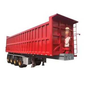 Nhà Máy Outlet 6 trục phía sau Dump Trailer bán cho bán