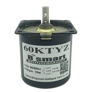 Motorreductor de CA Bringsmart 60KTYZ de 5 RPM, 80 mm, Montaje de Brida, Baja Velocidad, Alto Torque, Síncrono - Product Image 6