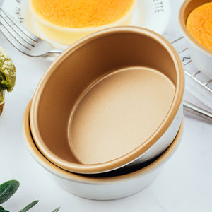 Forbake Round Hamburger Mold 6 Inches Non Stick Baking Pan For Home Use Cake Pans - Product Image 4