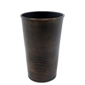 Vente en gros de dentelle demi-fond, doublure de métal décorative, forme ronde, jardinière élégante, Style classique, Pot fait à la main, personnalisé - Product Image 1