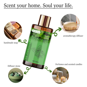 <span class=keywords><strong>Huile</strong></span> essentielle de <span class=keywords><strong>menthe</strong></span> <span class=keywords><strong>poivrée</strong></span> 100 ml en gros, <span class=keywords><strong>huile</strong></span> essentielle de plante 100% pure et naturelle pour diffuseur d'arômes - Product Image 1