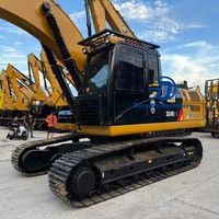 Excavatrice de taille moyenne la plus vendue, marque Caterpillar, excavatrice d'occasion CAT 324dD2L, excavatrice d'occasion à bon prix