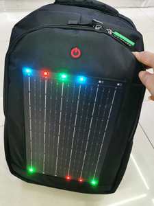 Mochila Solar Impermeable Oxford para Hombre, Estilo Casual de Negocios, Carga Solar, Tendencia 2026, Nueva Llegada, Viaje, Negra y Gris - Product Image 2