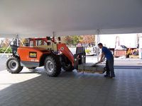 Baldosas de Plástico Encajables Portátiles para Protección Temporal del Césped, para Eventos al Aire Libre, Bodas y Carpas