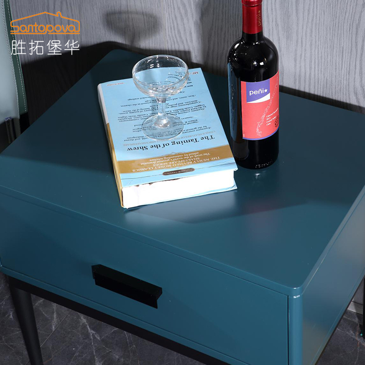 Luxe moderne table de chevet table de chevet Bleue Environnementale couleur chambre table d'appoint