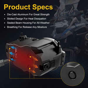 Nueva llegada Plug & Play LED faro para <span class=keywords><strong>BMW</strong></span> R1200GS 65W 7000LM reemplazar el faro halógeno OEM - Product Image 5