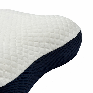 Oreiller <span class=keywords><strong>de</strong></span> sommeil moderne avec noyau en mousse à mémoire <span class=keywords><strong>de</strong></span> forme, housse amovible, <span class=keywords><strong>contour</strong></span> tricoté, forme ergonomique pour le <span class=keywords><strong>lit</strong></span> - Product Image 2