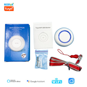 LEDEAST ASS01 Bouton d'urgence intelligent sans fil avec alertes via application Wi-Fi, dispositif d'appel de sécurité personnel pour les soins aux personnes âgées - Product Image 6