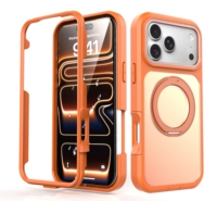 Étui de téléphone magnétique robuste et résistant pour iPhone 18 Pro Max et iPhone 17 Pro Max, coque de protection antichoc avec support