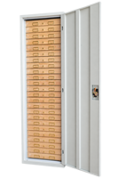 Armoire de stockage de spécimens à 24 tiroirs en métal, armoire de musée pour spécimens d'insectes avec tiroirs en bois