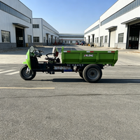 Tricycle électrique à 3 roues, 60V, avec système de levage hydraulique, benne basculante ouverte pour le transport de marchandises, tricycle automatique
