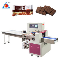 Machine d'emballage horizontale automatique de barres énergétiques en forme de cœur pour bonbons et pépites de chocolat pour petites entreprises